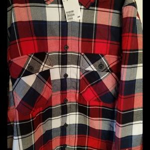 Hm men large flannel jacket